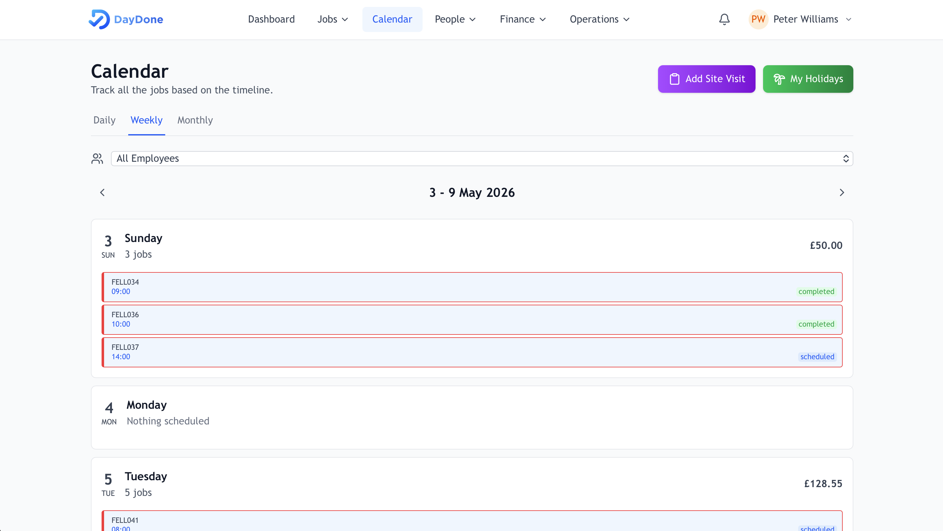 Calendar & Scheduling on desktop