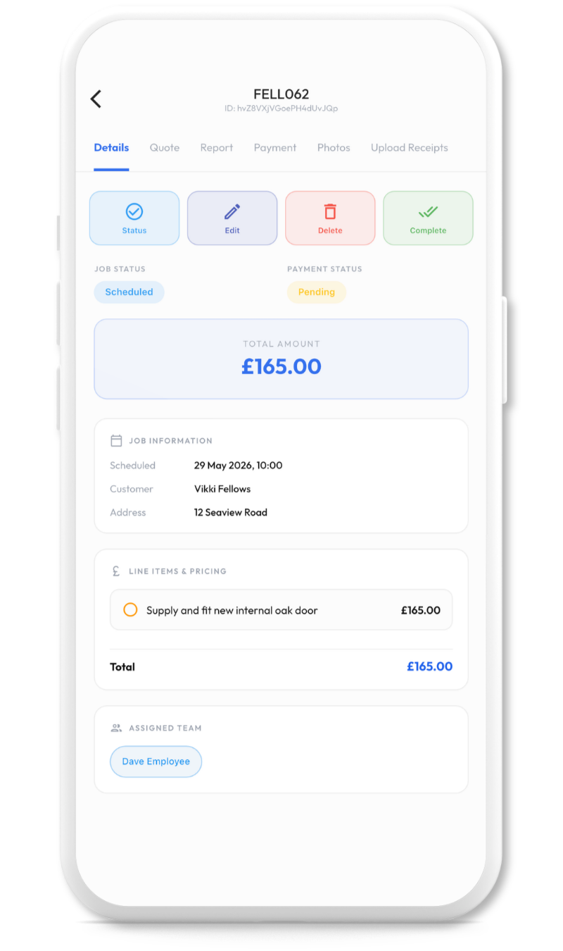 Jobs screenshot